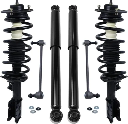 Miniatura 20 de Detroit Axle - Kit de puntales delanteros de 6 piezas para Ford Escape 2014-2019, 2 puntales y muelles helicoidales, 2 enlaces de barra