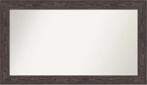 Miniatura 32 de Amanti Art Espejo personalizado, espejo de baño negro puente, espejo de pared o espejo de tocador de baño sobre el fregadero (26 x 26 pulgadas)