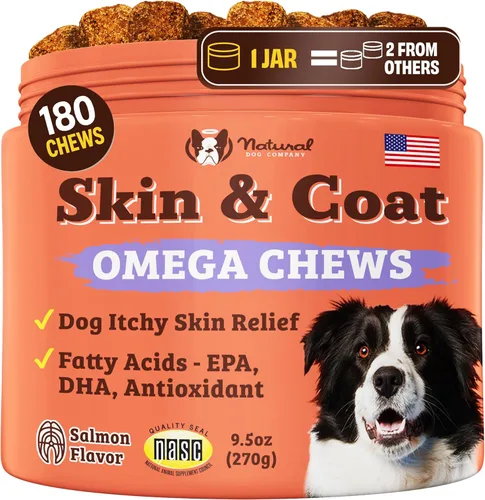 Miniatura 15 de Natural Dog Company Vet Strength Multivitamínico para perros – 90 masticables suaves de alta potencia con glucosamina, condroitina, probióticos