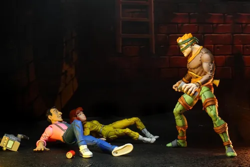 Miniatura 8 de Teenage Mutant Ninja Turtles Cartoon Series - Figura de acción de 7 pulgadas, paquete de 2 unidades, exclusivo - Rat King & Vernon
