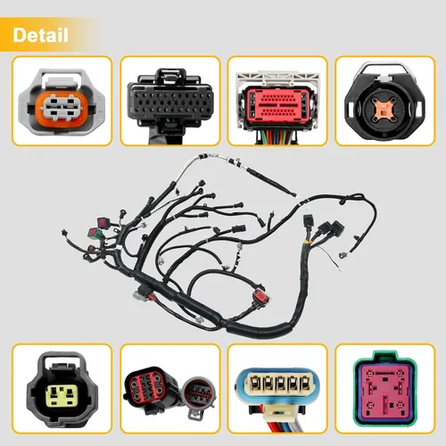 Miniatura 4 de Arnés de cables del motor principal diésel compatible con Ford E150 E250 E350 E450 E550 2006-2007 Reemplazo # 6C2Z12B637UA