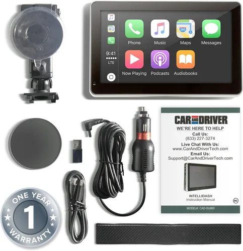 Miniatura 7 de Car and Driver INTELLIDASH+ pantalla inteligente para tablero de auto con Apple CarPlay y Android Auto, pantalla táctil IPS de 7 pulgadas