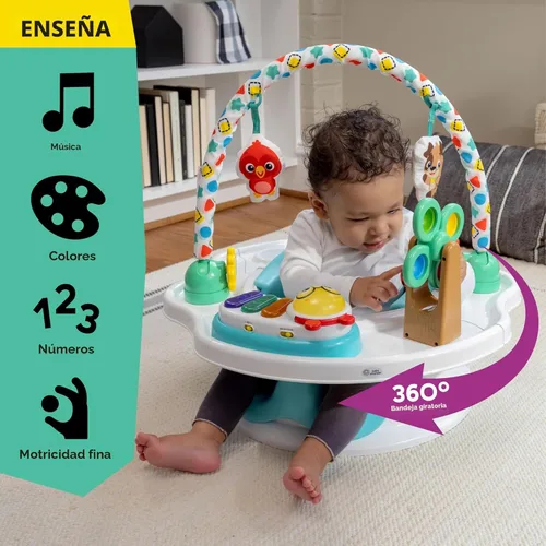 Miniatura 3 de Baby Einstein SuperSeat Touch of Tunes - Asiento de actividades 3 en 1, con música y luces, a partir de 6 meses