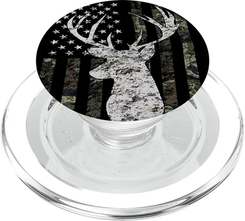 Miniatura 9 de Bandera de camuflaje de caza de ciervos Buck – PopSockets Grip y soporte para teléfonos y tabletas