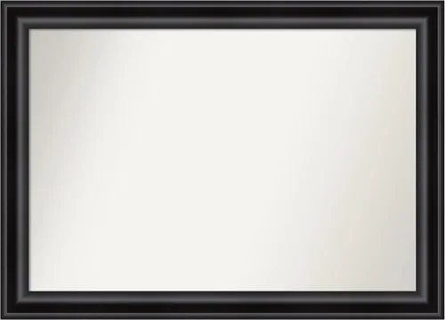Miniatura 292 de Amanti Art Espejo personalizado, espejo de baño negro puente, espejo de pared o espejo de tocador de baño sobre el fregadero (26 x 26 pulgadas)