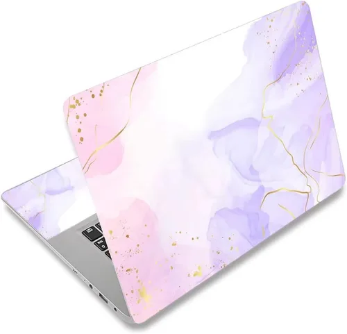 Miniatura 32 de Adhesivo para laptop de 12.1-15.6 pulgadas, calcomanía reutilizable universal de vinilo para laptop, protector de arte impermeable en color panal