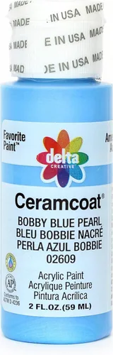 Miniatura 11 de Delta Creative Ceramcoat - Pintura acrílica metálica y perla en varios colores (2 onzas), color aguamarina Cool Pearl