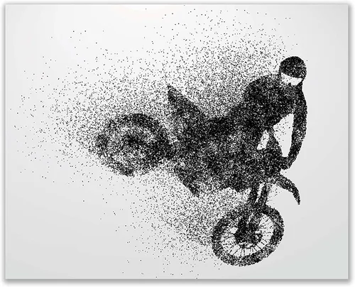 Miniatura 9 de Summit Designs Motocross - Regalos de motocross, decoración para pared de dormitorio, carteles para pared, decoración de motocross, arte, arte
