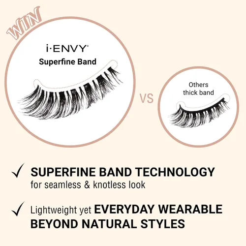 Miniatura 5 de i-ENVY Pestañas postizas Bare Beyond Natural Pestañas postizas ligeras (2)