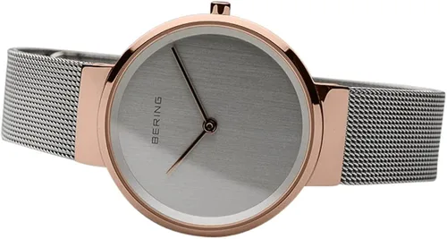 Miniatura 3 de BERING Reloj unisex analógico de cuarzo clásico con correa de acero inoxidable y cristal de zafiro