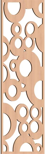 Miniatura 58 de Farwell Paneles de pared decorativos de madera con calado, 13 3/8 pulgadas de ancho x 34 3/8 pulgadas de alto x 1/4 de alto, roble rojo rojo