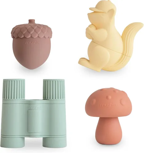 Miniatura 10 de mushie Vehículos Juguetes de baño para niños pequeños 100% silicona de grado alimenticio Libre de moho, paquete de 4