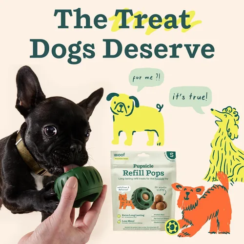 Miniatura 7 de WOOF Pupsicle - Paletas de recambio, deliciosas golosinas de larga duración para perros, repuestos de Pupsicle prefabricados para perros