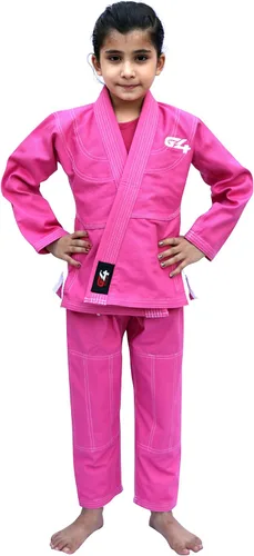 Miniatura 3 de G4 VISION BJJ Kids Jiu Jitsu Gi, uniforme brasileño de Jiu Jitsu para niños, cinturón blanco ligero
