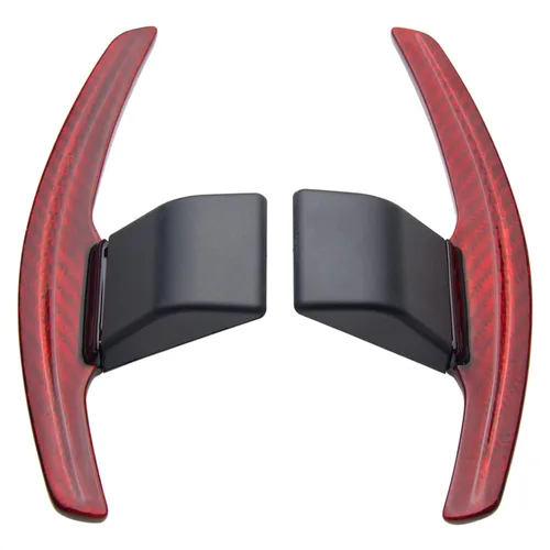 Miniatura 2 de Cubierta de fibra de carbono real para volante de cambio extendida compatible con BMW F01 F02 F06 F07 F10 F13 F15 F20 F21 F30 F45 F48 F80 F83 I12 M2