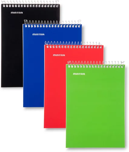 Miniatura 6 de Mintra Office Cuadernos pequeños en espiral (12 unidades de espiral lateral de 3 x 5, primario), paquete a granel de 12, mini cuadernos de bolsillo