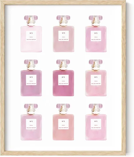 Miniatura 59 de Haus & Hues - Póster rosa con impresión de guepardo para decoración de pared de habitación, decoración artística para pared, sin marco, diseño