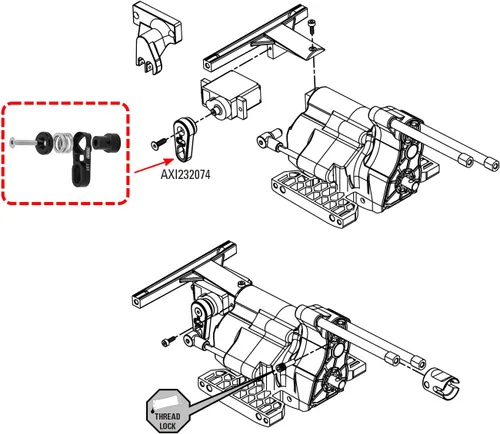 Miniatura 7 de INJORA Bocina servo de descarga de cambio de transmisión de aluminio 25T para Axial SCX10 PRO 1/10 RC Crawler Upgrade, 2 piezas