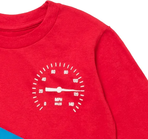 Miniatura 6 de Disney Toy Story Cars - Paquete de 2 camisetas de manga larga con diseño de Mickey Mouse, tamaño infantil a niño grande (12 meses - 18-20)