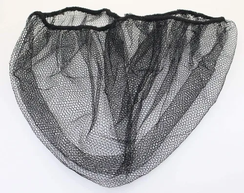 Miniatura 3 de ELEGANTLIFE 21" Redes de pelo de nido de abeja transpirables de nailon regular desechables, paquete de 200 (negro), Negro