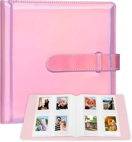 Miniatura 19 de Álbum de fotos de piel sintética de 320 bolsillos para Fujifilm Instax Mini, fotos Polariod de 2 x 3 pulgadas, libro de fotos con caja de regalo