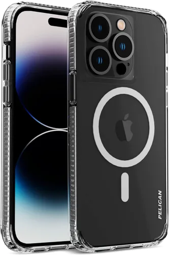 Miniatura 14 de Pelican Protector Series - Funda para iPhone 15 Pro de 6.1 pulgadas [compatible con MagSafe], funda magnética para teléfono con tecnología negro