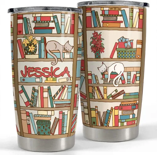 Miniatura 6 de SANDJEST Taza personalizada para mejor amiga Definición de mejor amiga Tazas de 20oz 30oz con tapa, regalo para mujeres, niñas, mejores amigas