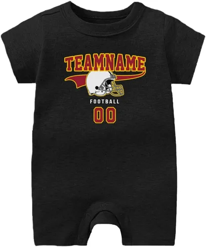 Miniatura 47 de Traje de fútbol personalizado para bebé, hace que tu bebé nombre y número de ropa de fútbol regalos