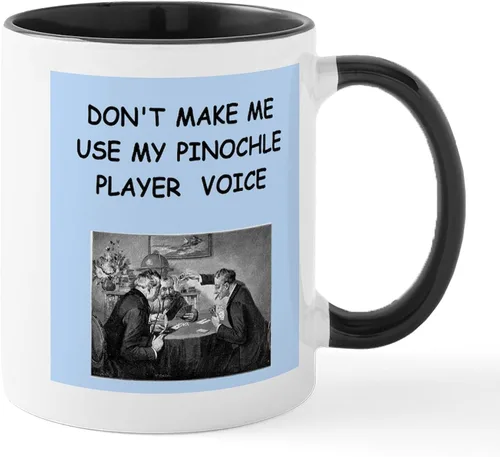 Miniatura 24 de CafePress Euchre Champ Mugs Taza de café de cerámica de 11 oz (11.0 fl oz)
