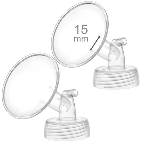 Miniatura 39 de Maymom Brida ancha compatible con bomba Spectra S1 S2, 0.748 in, 1 unidad Una brida transparente