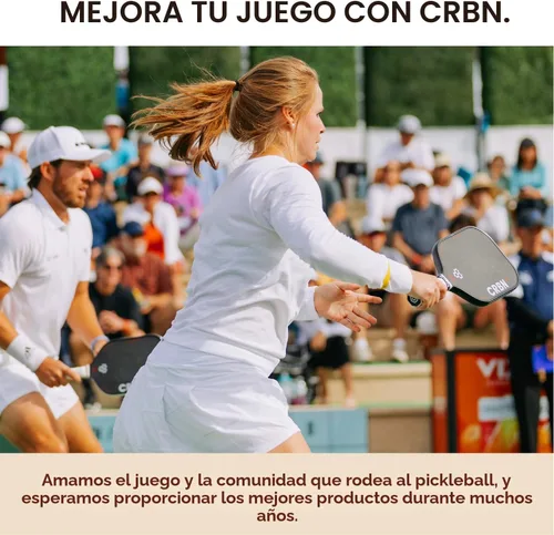 Miniatura 9 de CRBN Pickleball - X Series Power Paddle - Carbon Fiber Pickleball Paddle with Foam Injected Edges for Expanded Sweet Spot CRBN3X
