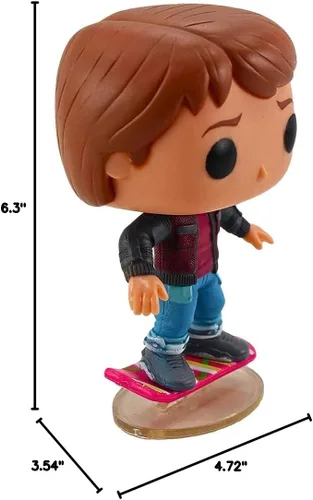 Miniatura 8 de Funko POP Movies Volver al futuro 2 Figura de vinilo exclusiva de Marty McFly en Hoverboard