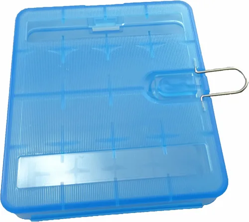 Miniatura 3 de Honbay Estuche de almacenamiento de batería/caja/organizador/soporte para 4 baterías 18650 o 8 baterías CR123A, paquete de 6 (multicolor)