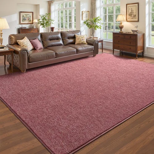 Miniatura 26 de Pettop - Alfombras para dormitorio y sala de estar, 6x9 Beige alfombras de espuma de memoria espesada para interiores, alfombra moderna estética