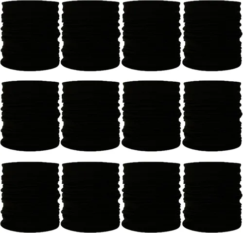 12-30 Piezas de Bufandas para el Cuello, Pañuelos para la Cabeza, Cubrecabezas, Pasamontañas, Máscaras Faciales, Bandanas Solares para Mujeres y