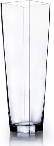 Miniatura 13 de WGV VTC0516 - Jarrón de vidrio cónico, 5 pulgadas de ancho, 16 pulgadas de alto, varios tamaños a elegir, maceta floral cilíndrica transparente