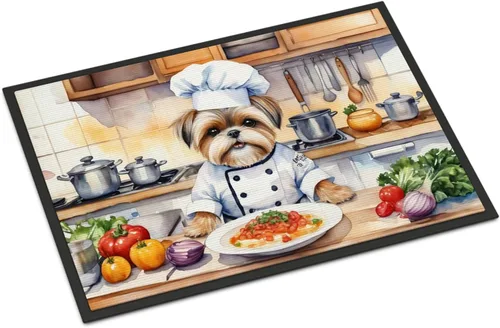 Miniatura 136 de Caroline's Treasures DAC6179MAT Affenpinscher - Tapete para puerta delantera, para interiores y exteriores, para entrada, antideslizante, lavable