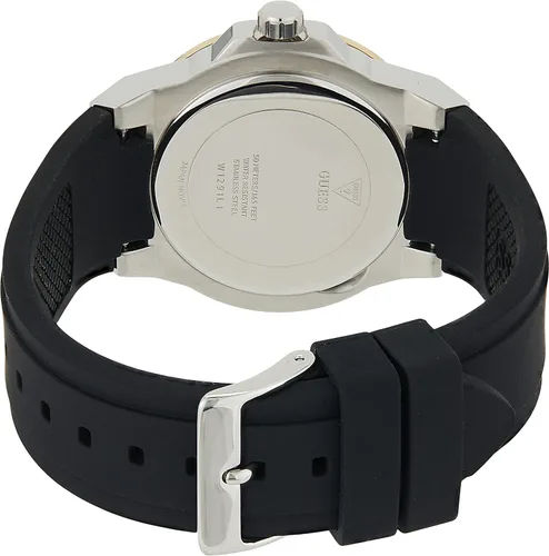 Miniatura 2 de Guess Reloj analógico de cuarzo para mujer con pulsera de silicona W1291L1 Negro - Reloj de cuarzo