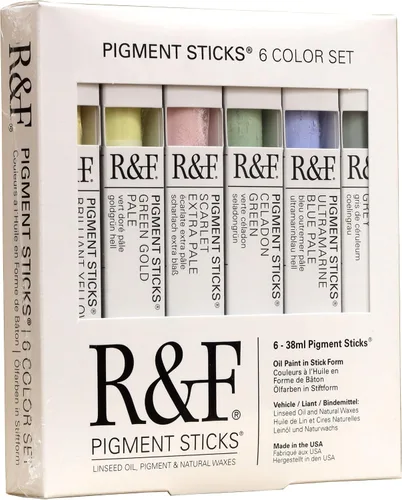 Miniatura 221 de Pinturas R&F Hechas a Mano - Palo de Pigmento al Óleo Profesional, Gris Neutro Medio, 188 ml