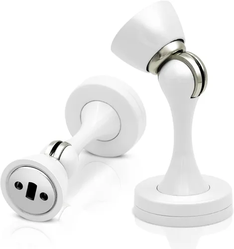 Miniatura 19 de Topes magnéticos para puerta, topes de puerta negros para la parte inferior de la puerta, montaje en pared, protector de pared magnético resistente