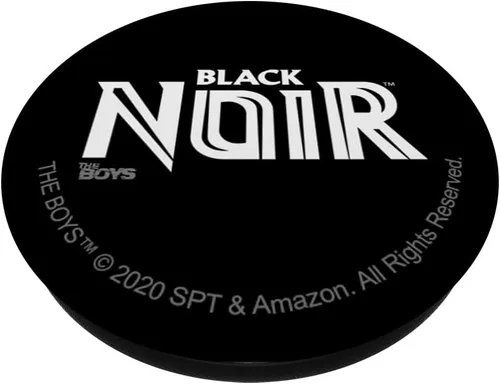 Miniatura 2 de The Boys Black Noir Logo PopSockets Grip y soporte para teléfonos y tabletas