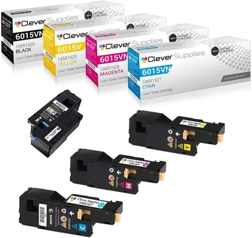 Miniatura 154 de CS compatible Xerox Phaser 6510/WorkCentre 6515 (106r03480) 2 cartuchos de tóner negro para Phaser 6510, WorkCentre 6515 2 negro