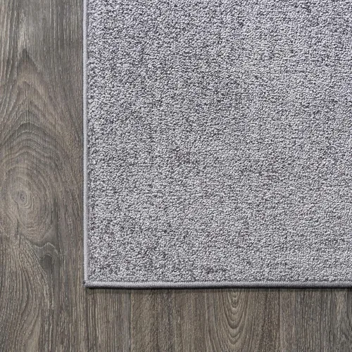 Miniatura 8 de JONATHAN Y Haze - Alfombra sólida de pelo bajo gris para interiores, 5 x 8 pies, estilo costero, bohemio, minimalista, clásica, fácil de limpiar