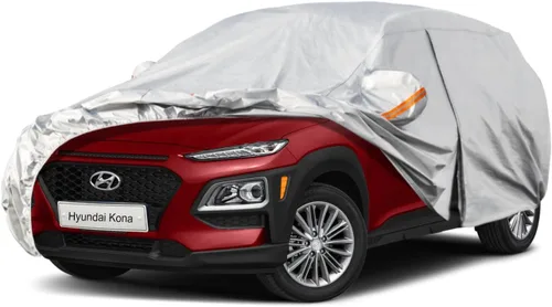 Miniatura 18 de Kayme - Cubierta completa impermeable de 6 capas para automóvil, apta para todo clima, protección para exteriores contra lluvia, rayos ultravioleta