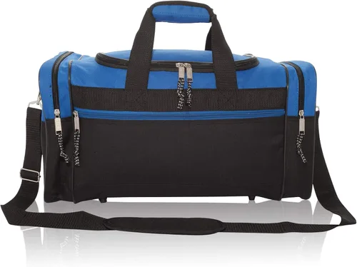 Miniatura 10 de Bolsa de lona, de DALIX, para el gimnasio, para viajar, 17 pulgadas