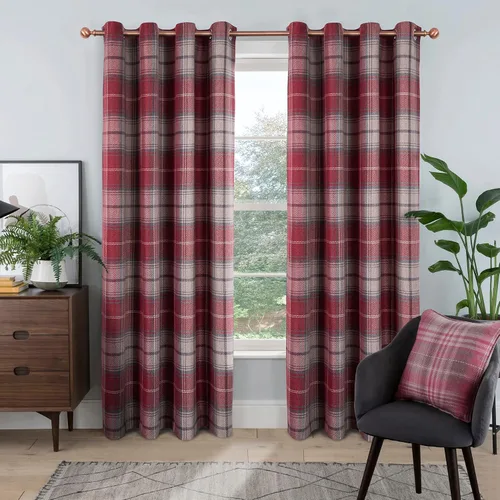 Miniatura 17 de always4u - Cortinas térmicas aisladas con diseño de cuadros, de 63 pulgadas de largo, de doble capa, cortinas térmicas para sala de estar