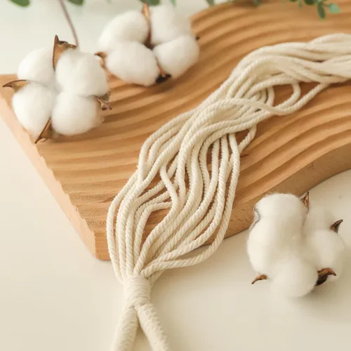 Miniatura 5 de Maceta Colgante con Patrones, Juego de 4 Colgadores de Macramé para Plantas de Interior, para Macetas de hasta 8 Pulgadas, Soporte de Ganchillo Boho