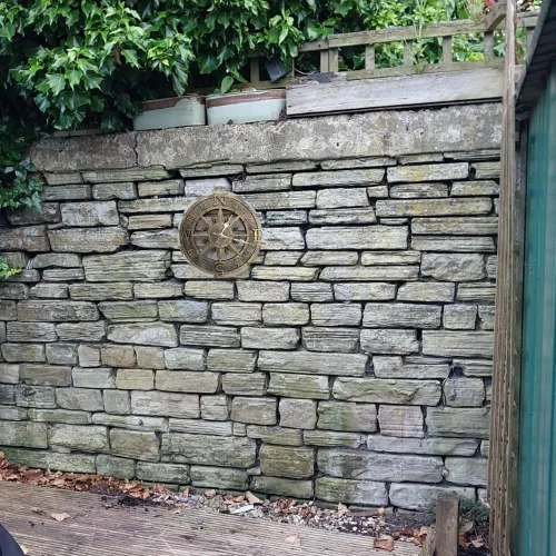 Miniatura 6 de Reloj de pared para exteriores, reloj de jardín de 12 pulgadas, impermeable, reloj de cocina y hogar, para jardín, patio y terraza, no silencioso
