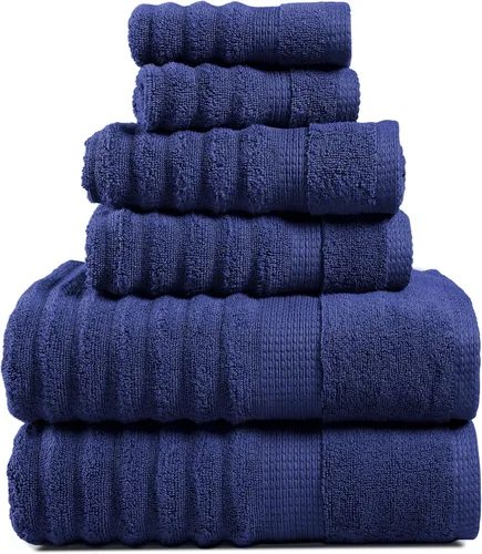 Miniatura 17 de LANE LINEN - Juego de toallas de baño, 18 piezas, 100% algodón, tamaño grande, 4 toallas de baño, 6 toallas de mano, 8 toallas pequeñas, para spa