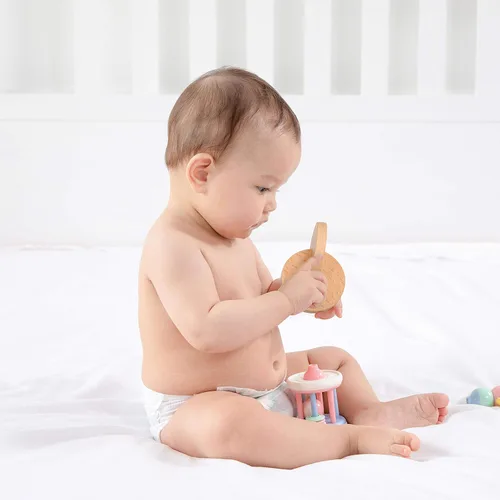 Miniatura 3 de JE JOUE Montessori Materials - Discos entrelazados de madera para bebé